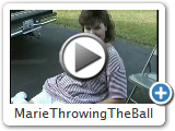 Marie Throwing The Ball